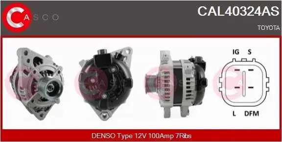 CASCO ALTERNATOR CAL40324AS 