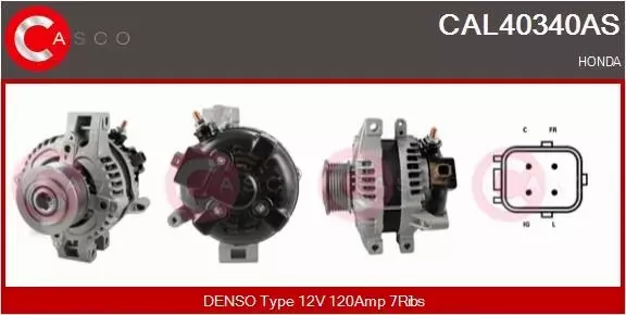 CASCO ALTERNATOR CAL40340AS 