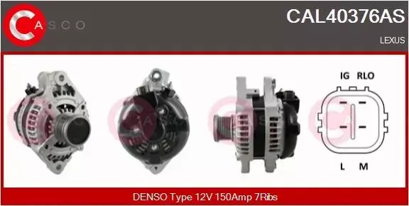 CASCO ALTERNATOR CAL40376AS 