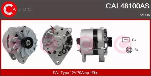 CASCO ALTERNATOR CAL48100AS 