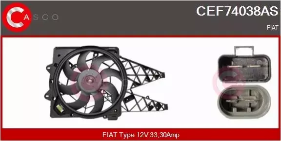 CASCO WENTYLATOR CHŁODNICY CEF74038AS 