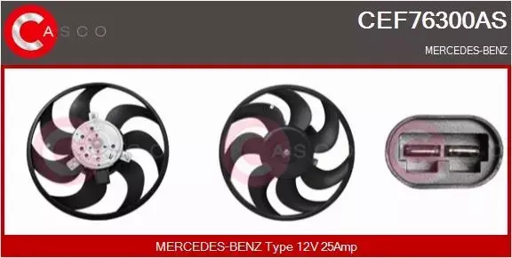 CASCO WENTYLATOR CHŁODNICY CEF76300AS 