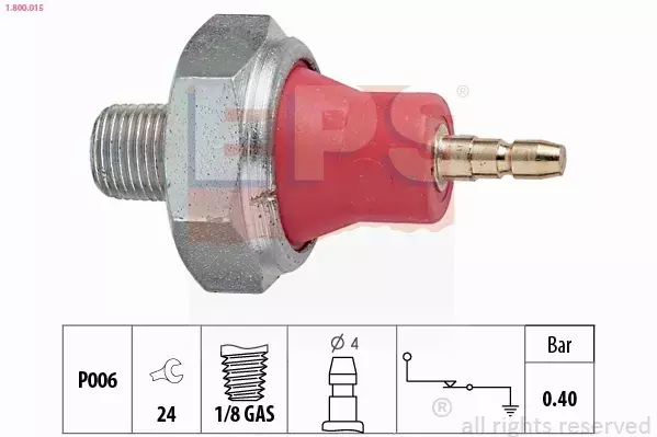 EPS CZUJNIK CIŚNIENIA OLEJU 1.800.015 