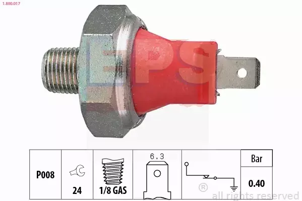 EPS CZUJNIK CIŚNIENIA OLEJU 1.800.017 