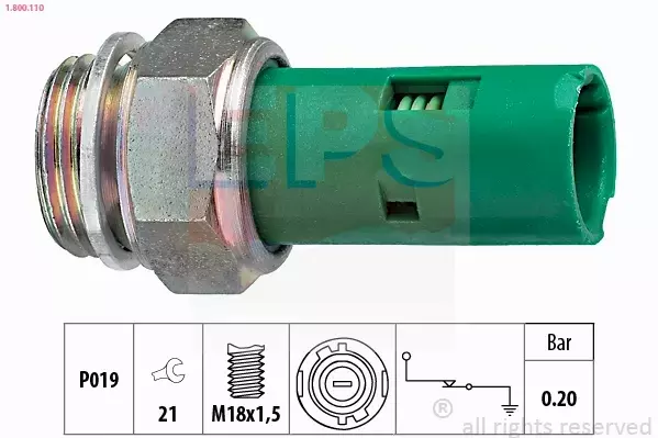 EPS CZUJNIK CIŚNIENIA OLEJU 1.800.110 