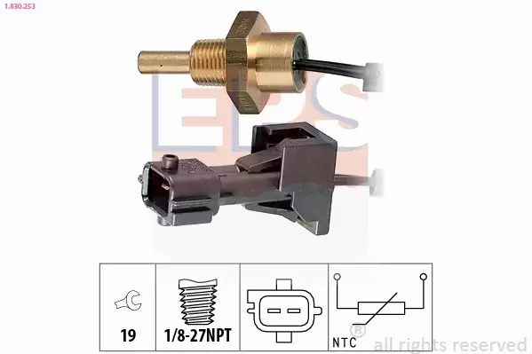 EPS CZUJNIK TEMPERATURY PŁYNU 1.830.253 