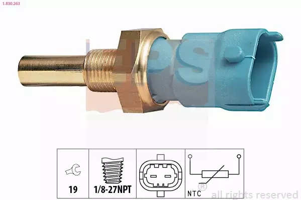 EPS CZUJNIK TEMPERATURY PŁYNU 1.830.263 