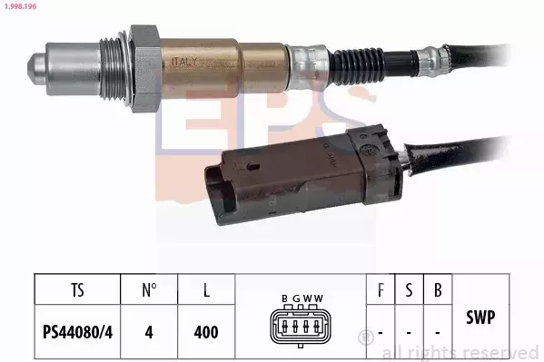 EPS SONDA LAMBDA 1.998.196 