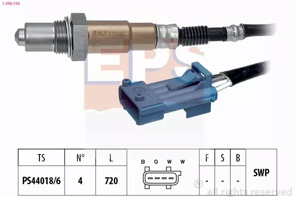 EPS SONDA LAMBDA 1.998.198 