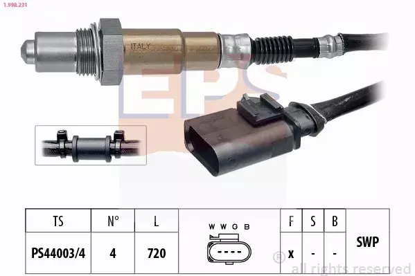 EPS SONDA LAMBDA 1.998.231 