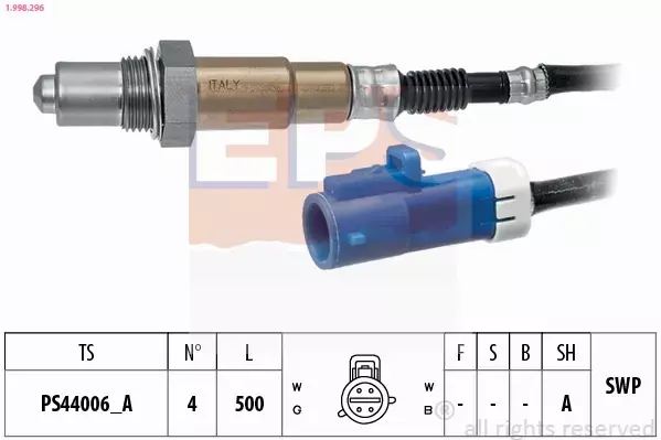 EPS SONDA LAMBDA 1.998.296 