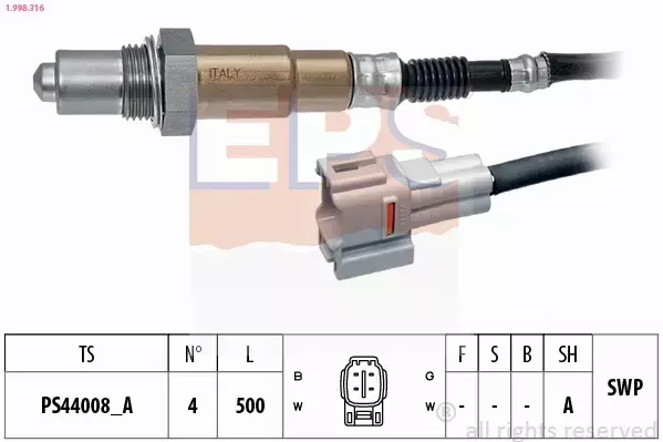 EPS SONDA LAMBDA 1.998.316 