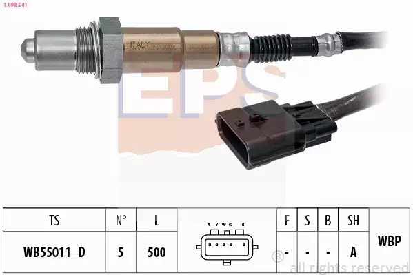 EPS SONDA LAMBDA 1.998.541 