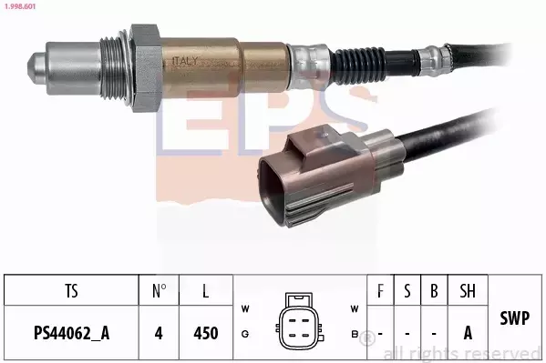 EPS SONDA LAMBDA 1.998.601 