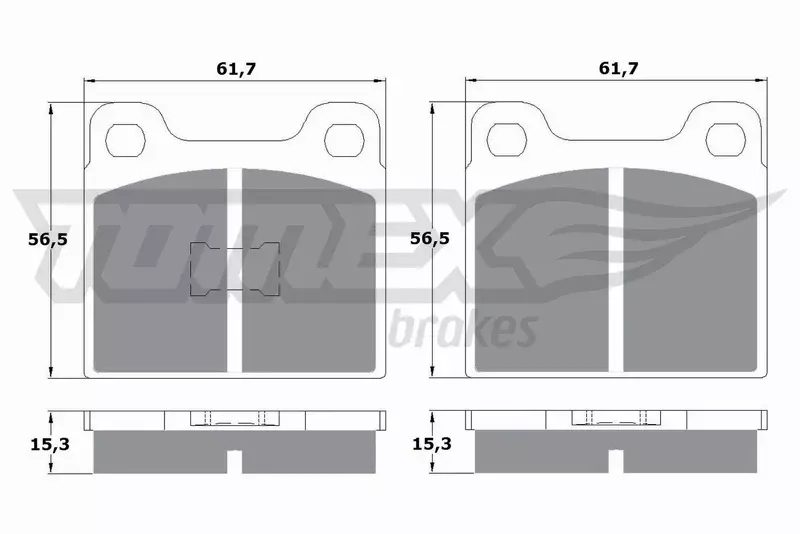 TOMEX BRAKES KLOCKI HAMULCOWE TX 10-16 