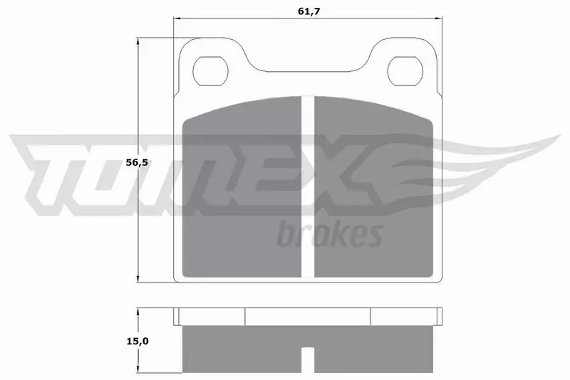 TOMEX BRAKES KLOCKI HAMULCOWE TX 10-19 