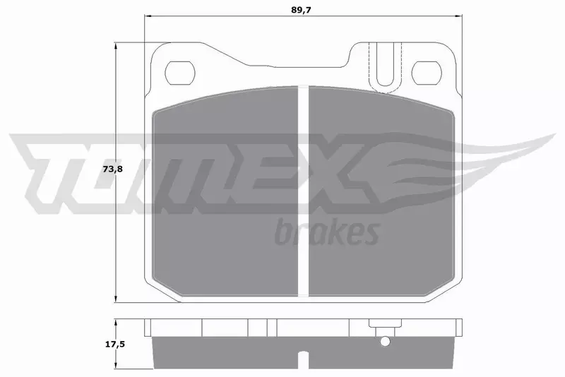 TOMEX BRAKES KLOCKI HAMULCOWE TX 10-222 