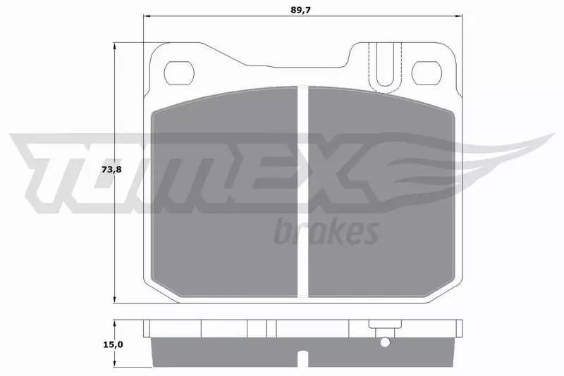 TOMEX BRAKES KLOCKI HAMULCOWE TX 10-22 