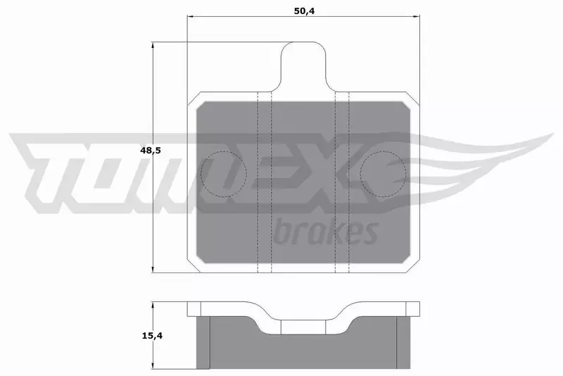 TOMEX BRAKES KLOCKI HAMULCOWE TX 10-25 