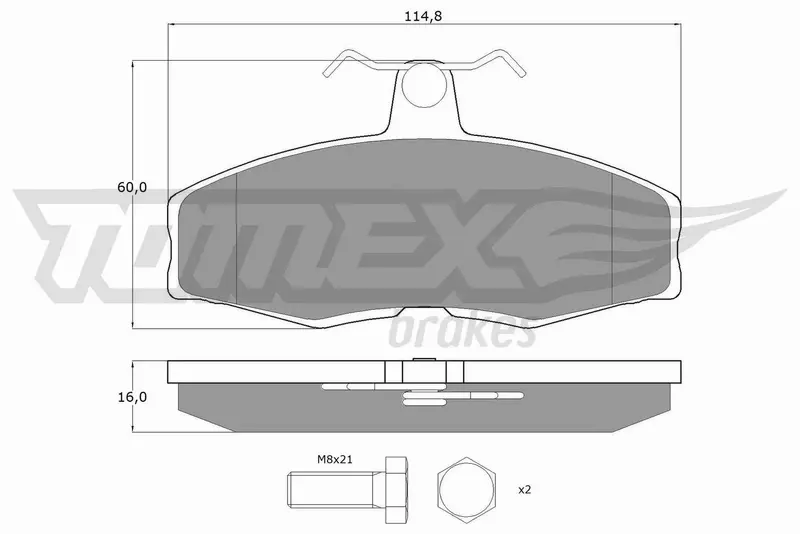 TOMEX BRAKES KLOCKI HAMULCOWE TX 10-272 