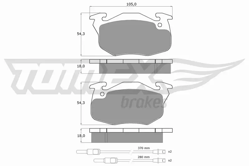 TOMEX BRAKES KLOCKI HAMULCOWE TX 10-341 