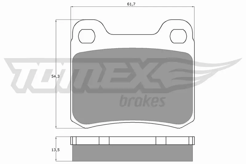 TOMEX BRAKES KLOCKI HAMULCOWE TX 10-37 