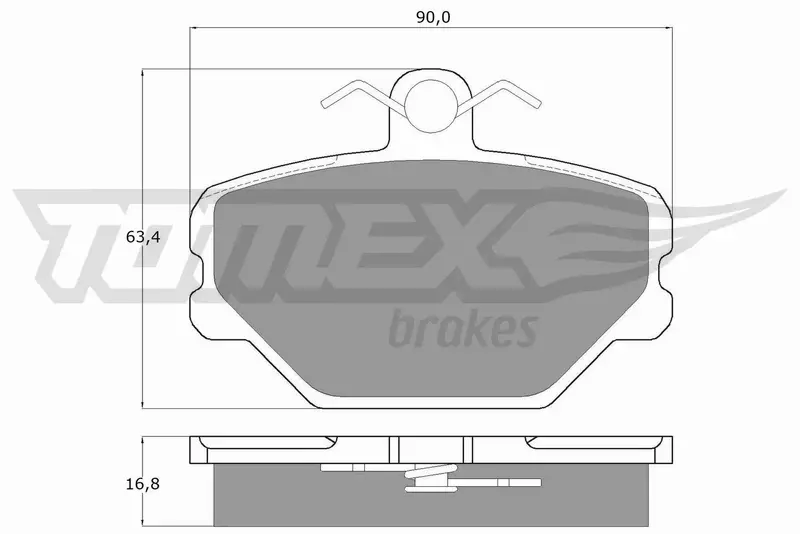 TOMEX BRAKES KLOCKI HAMULCOWE TX 10-39 