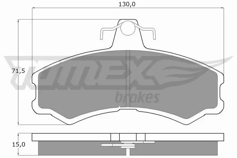 TOMEX BRAKES KLOCKI HAMULCOWE TX 10-45 