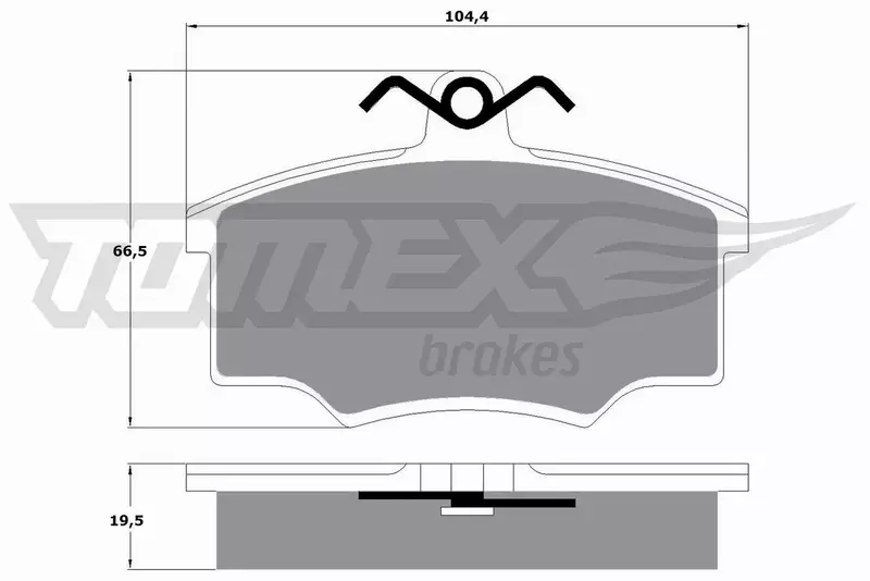 TOMEX BRAKES KLOCKI HAMULCOWE TX 10-57 