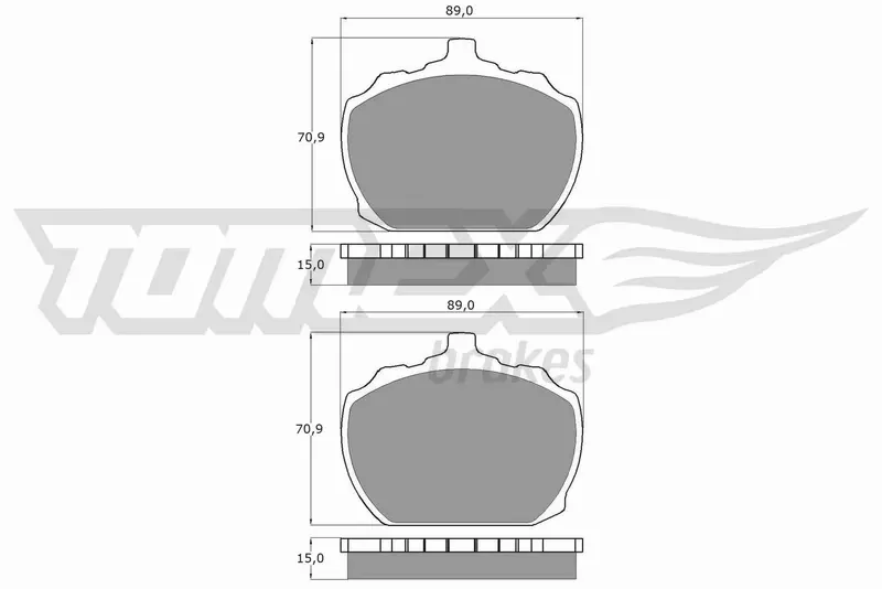 TOMEX BRAKES KLOCKI HAMULCOWE TX 10-60 