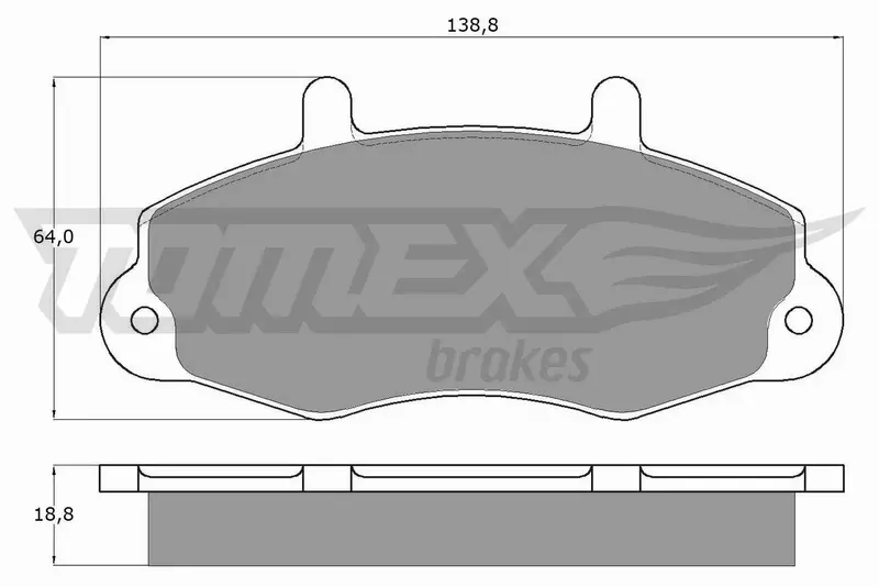 TOMEX BRAKES KLOCKI HAMULCOWE TX 10-66 