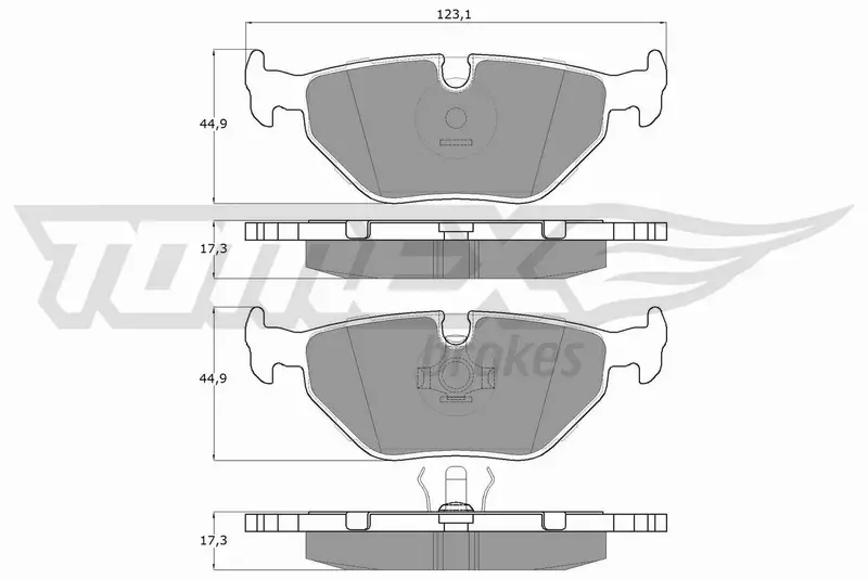 TOMEX BRAKES KLOCKI HAMULCOWE TX 10-70 