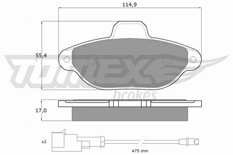 TOMEX BRAKES KLOCKI HAMULCOWE TX 10-721 