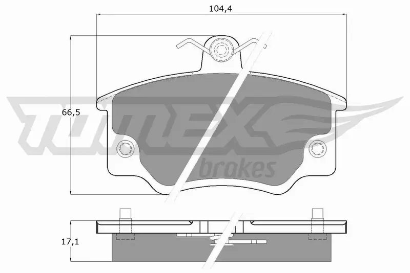 TOMEX BRAKES KLOCKI HAMULCOWE TX 10-731 