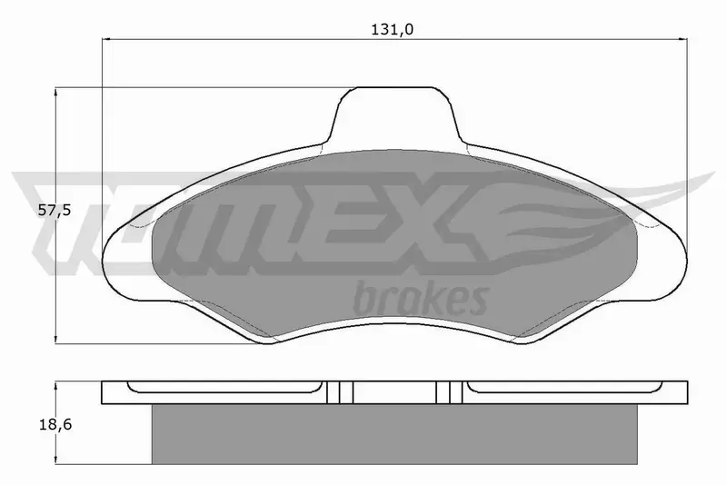 TOMEX BRAKES KLOCKI HAMULCOWE TX 10-82 