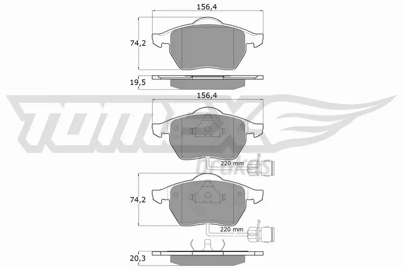 TOMEX BRAKES KLOCKI HAMULCOWE TX 10-941 