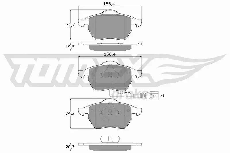 TOMEX BRAKES KLOCKI HAMULCOWE TX 10-942 