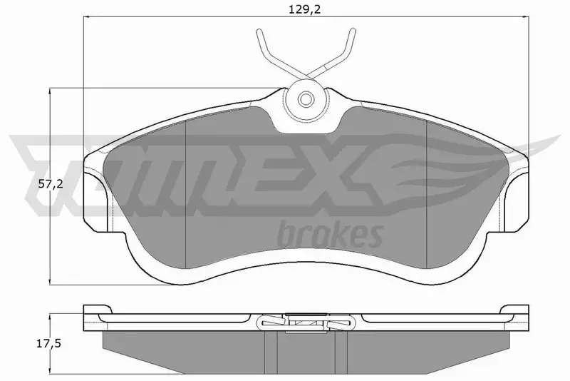 TOMEX BRAKES KLOCKI HAMULCOWE TX 10-95 