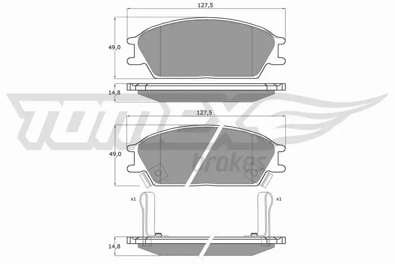 TOMEX BRAKES KLOCKI HAMULCOWE TX 11-05 