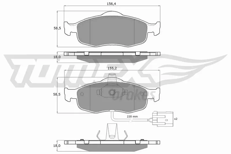 TOMEX BRAKES KLOCKI HAMULCOWE TX 11-191 