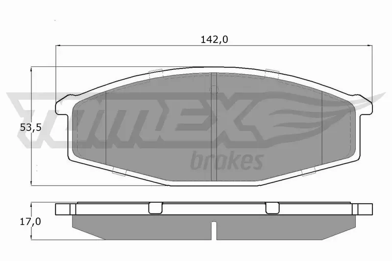 TOMEX BRAKES KLOCKI HAMULCOWE TX 11-56 