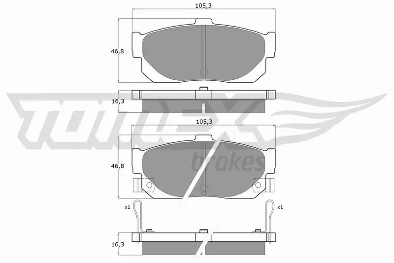 TOMEX BRAKES KLOCKI HAMULCOWE TX 11-59 