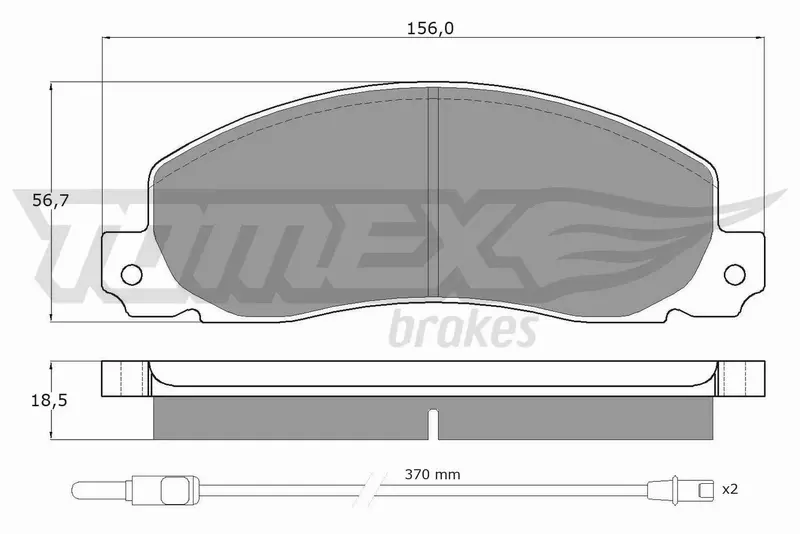 TOMEX BRAKES KLOCKI HAMULCOWE TX 11-65 