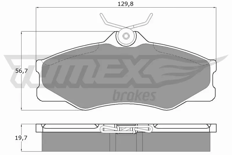 TOMEX BRAKES KLOCKI HAMULCOWE TX 11-66 