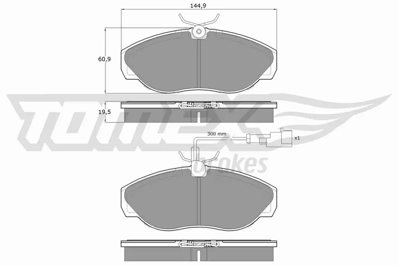 TOMEX BRAKES KLOCKI HAMULCOWE TX 11-721 