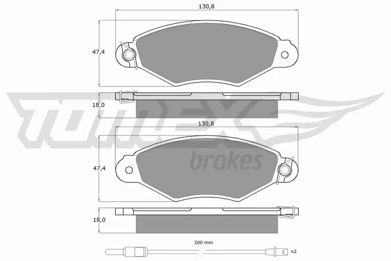 TOMEX BRAKES KLOCKI HAMULCOWE TX 11-751 