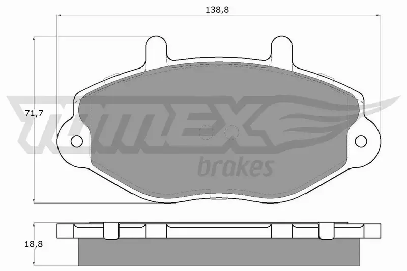 TOMEX BRAKES KLOCKI HAMULCOWE TX 11-92 