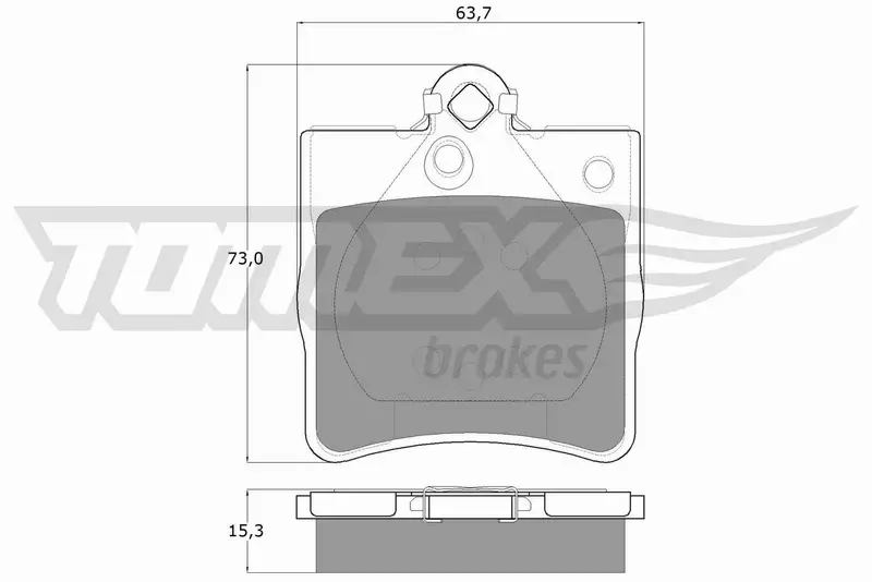 TOMEX BRAKES KLOCKI HAMULCOWE TX 12-29 