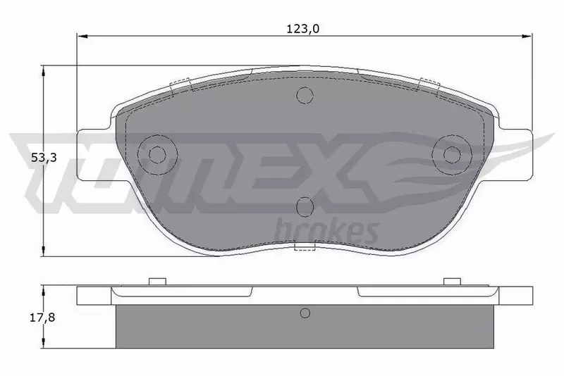 TOMEX BRAKES KLOCKI HAMULCOWE TX 12-483 