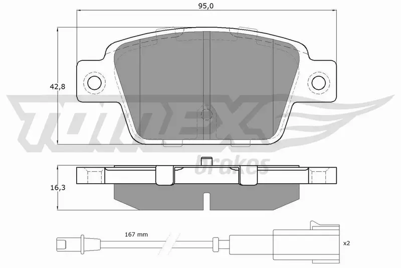 TOMEX BRAKES KLOCKI HAMULCOWE TX 12-511 